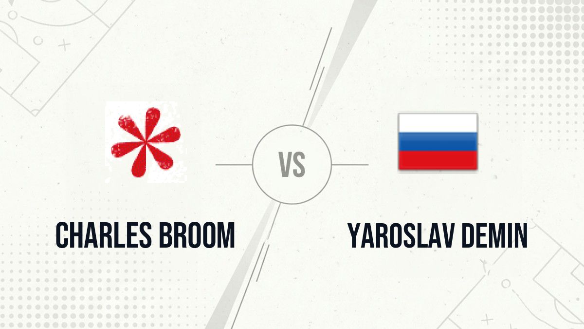 Pronostic Charles Broom Yaroslav Demin