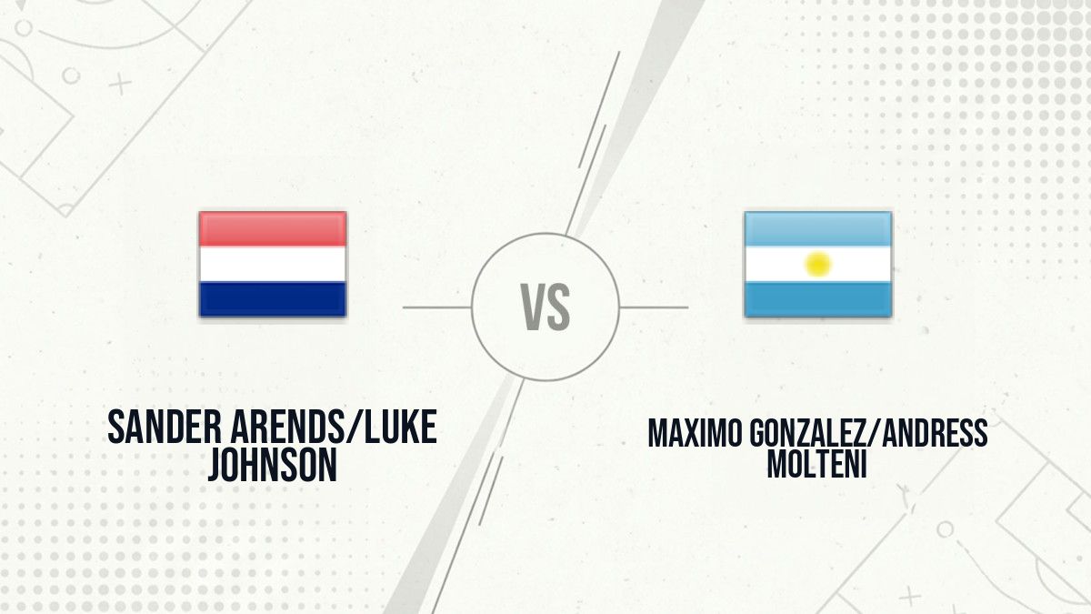 Pronostic Sander Arends/Luke Johnson Maximo Gonzalez/Andress Molteni