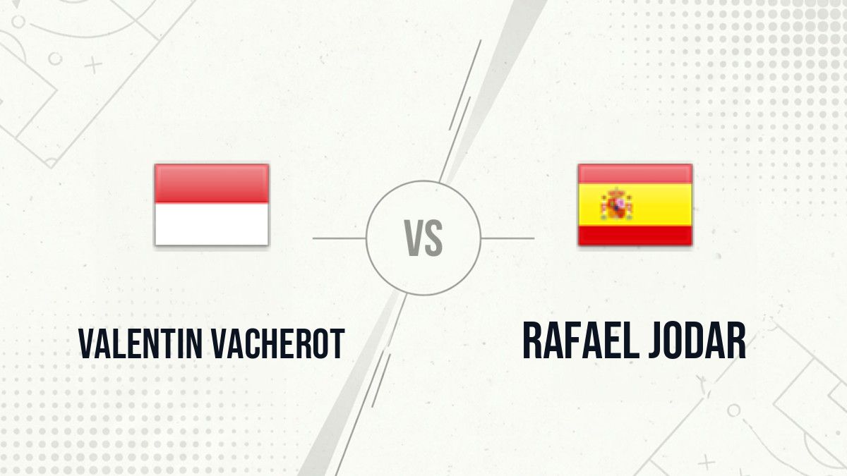 Pronostic Valentin Vacherot Rafael Jodar