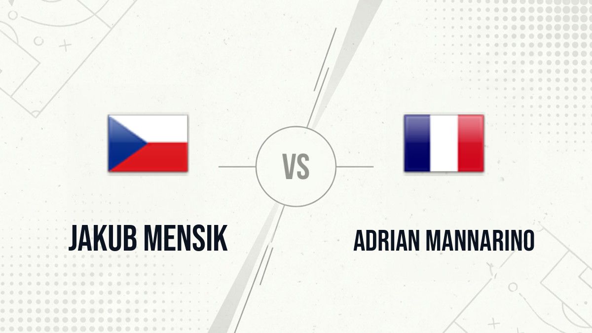 Pronostic Jakub Mensik Adrian Mannarino