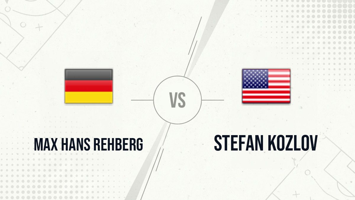 Pronostic Max Hans Rehberg Stefan Kozlov