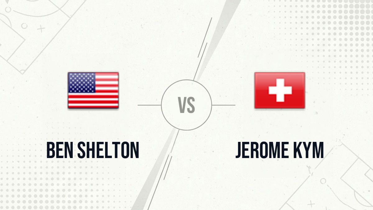 Pronostic Ben Shelton Jerome Kym