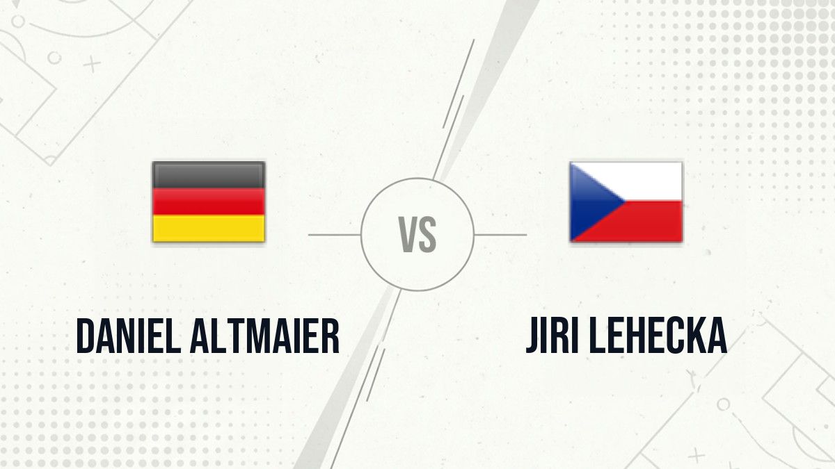 Pronostic Daniel Altmaier Jiri Lehecka