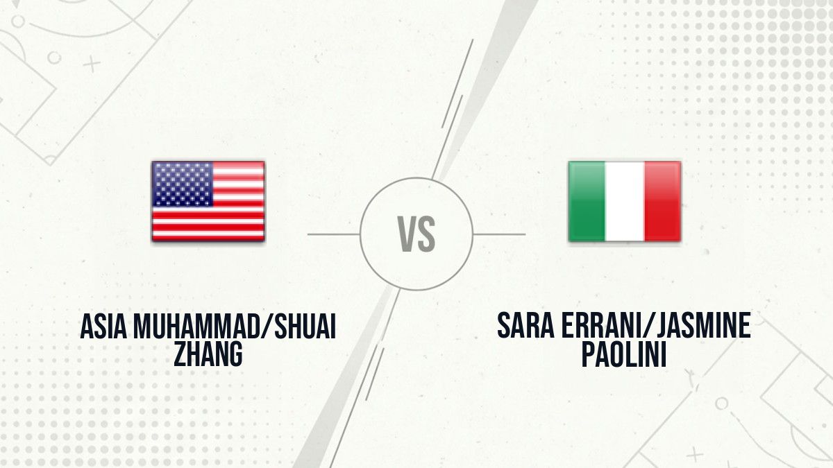 Pronostic Asia Muhammad/Shuai Zhang Sara Errani/Jasmine Paolini