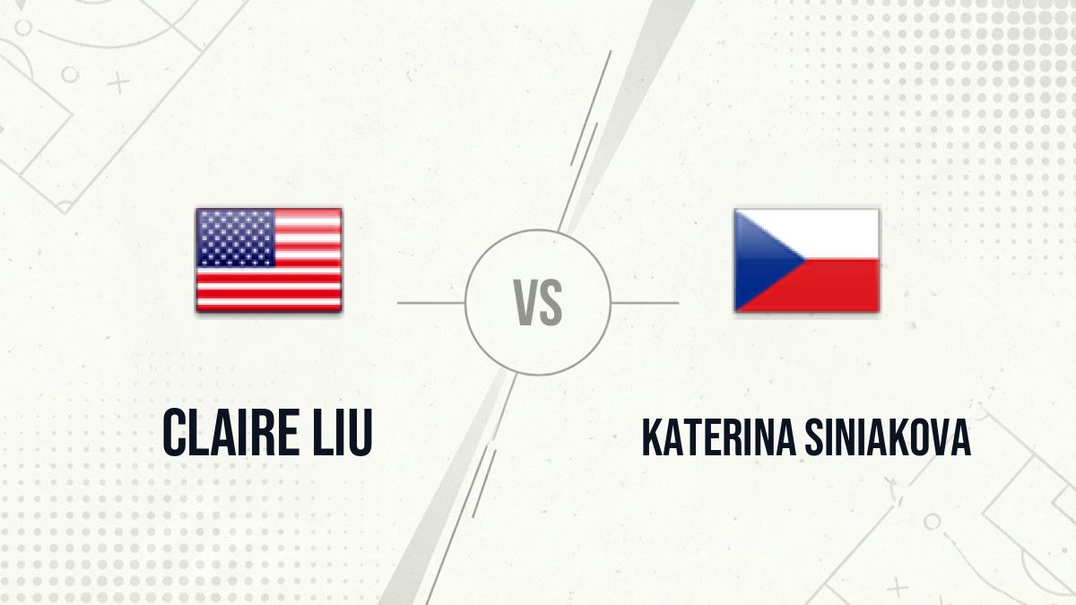 Pronostic Claire Liu Katerina Siniakova