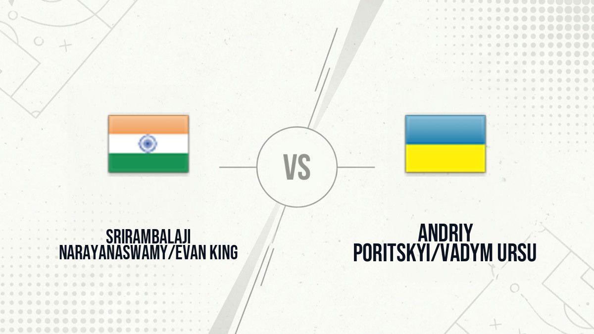 Pronostic Srirambalaji Narayanaswamy/Evan King Andriy Poritskyi/Vadym Ursu