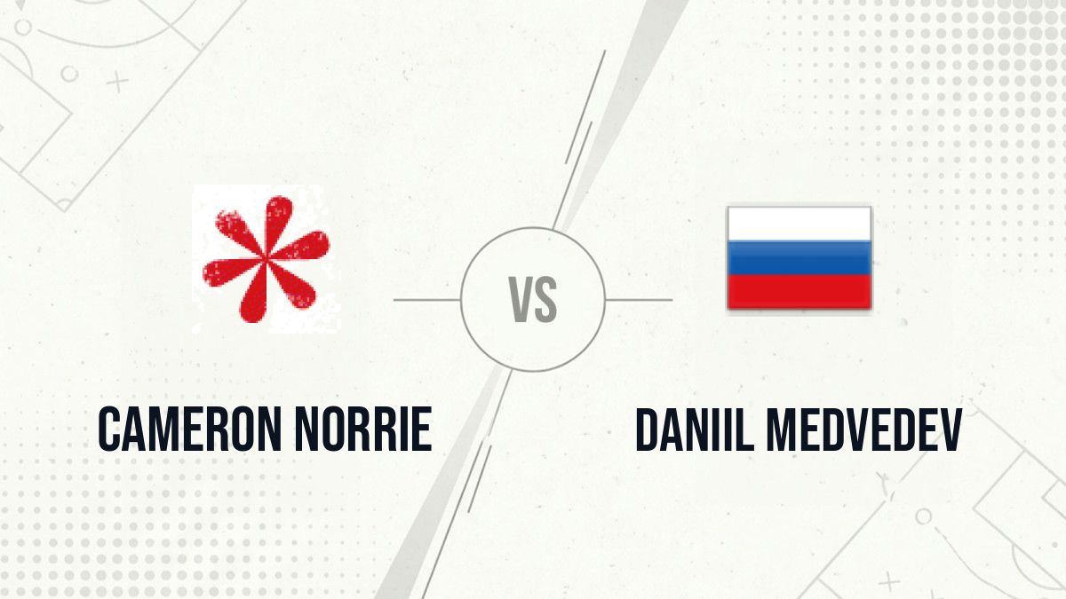 Pronostic Cameron Norrie Daniil Medvedev