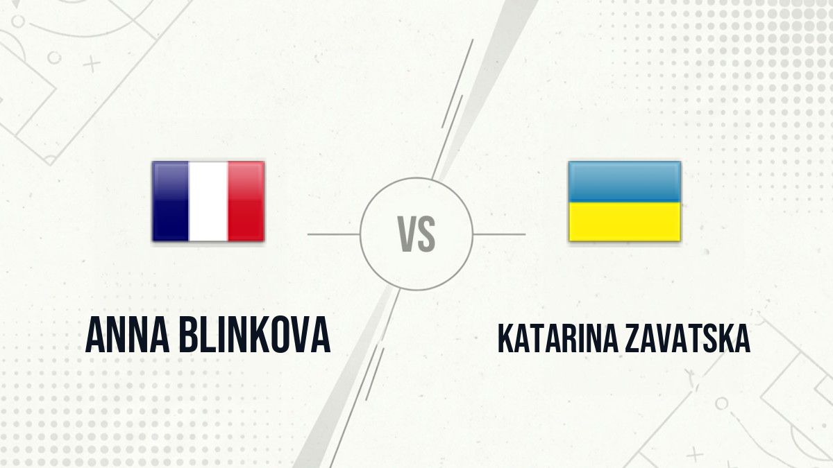 Pronostic Anna Blinkova Katarina Zavatska