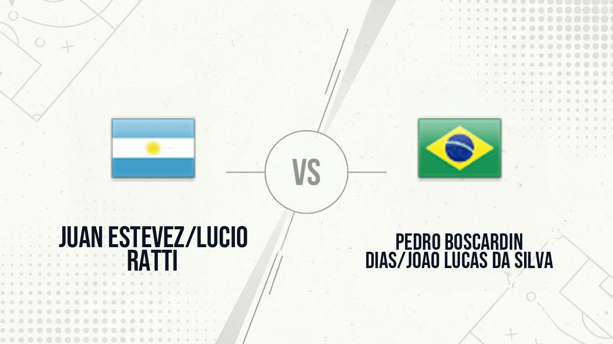 Pronostic Juan Estevez/Lucio Ratti Pedro Boscardin Dias/Joao Lucas Da Silva