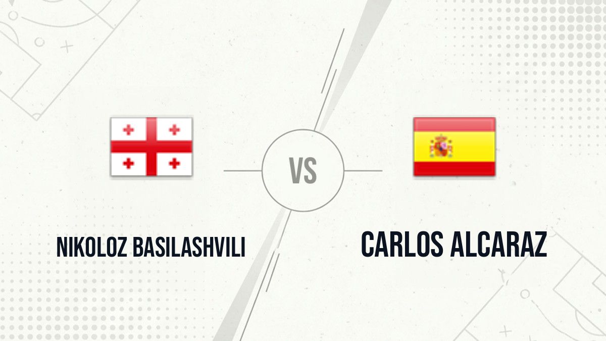 Pronostic Nikoloz Basilashvili Carlos Alcaraz