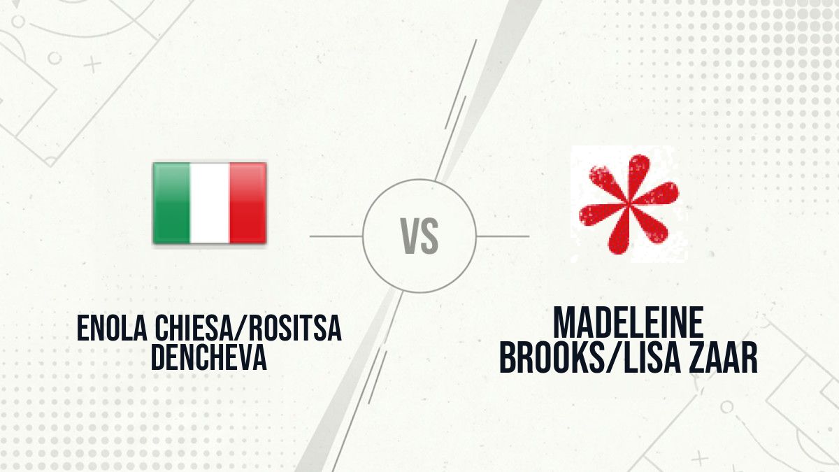 Pronostic Enola Chiesa/Rositsa Dencheva Madeleine Brooks/Lisa Zaar