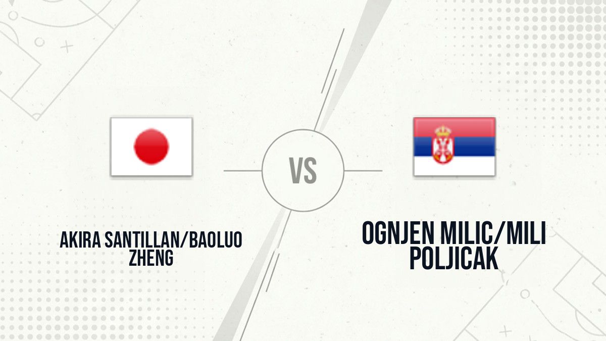 Pronostic Akira Santillan/Baoluo Zheng Ognjen Milic/Mili Poljicak