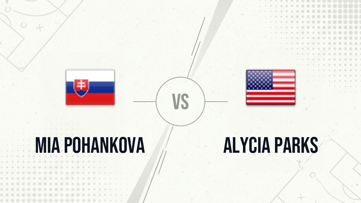 Pronostic Mia Pohankova Alycia Parks