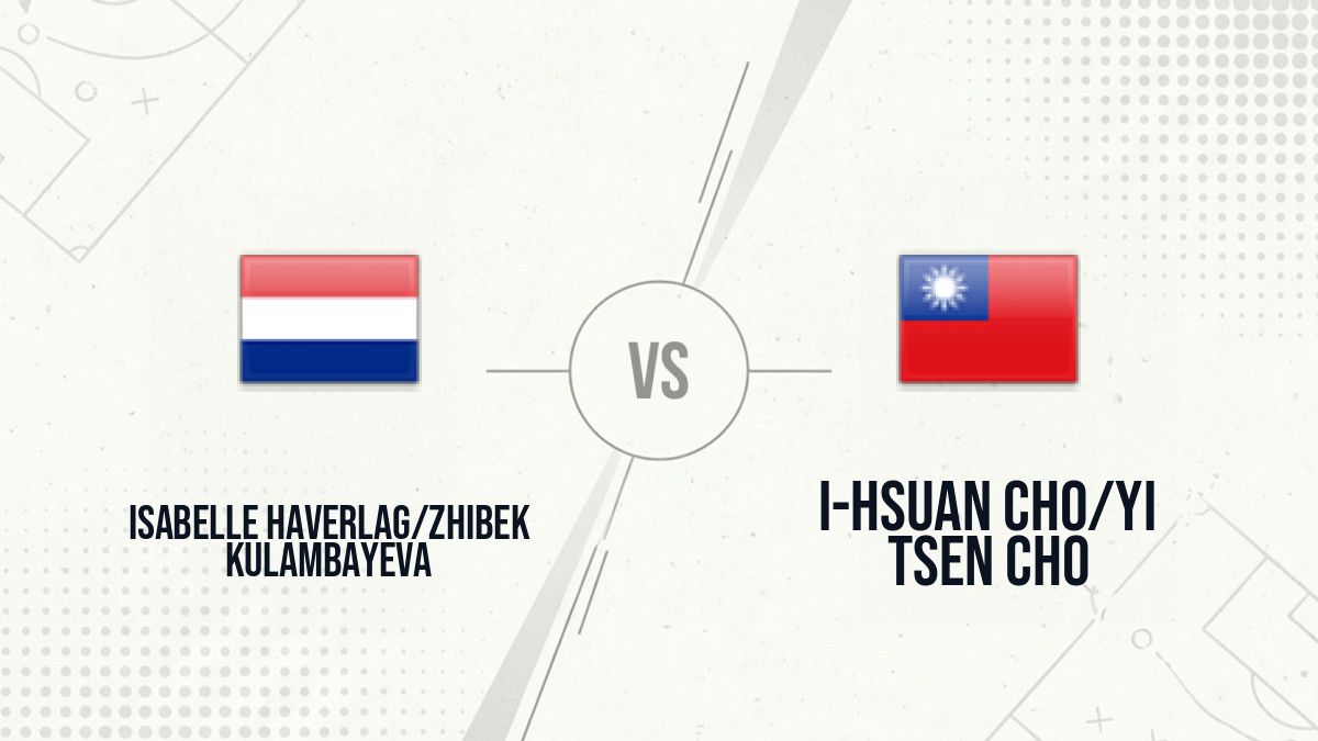 Pronostic Isabelle Haverlag/Zhibek Kulambayeva I-Hsuan Cho/Yi Tsen Cho