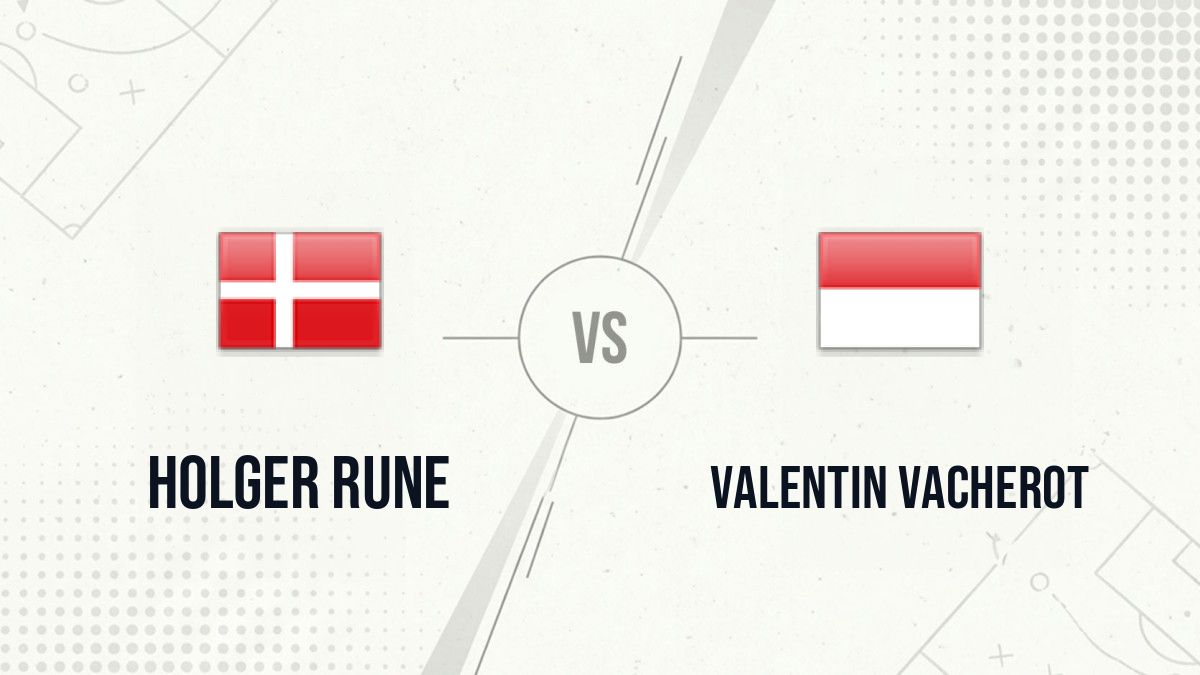 Pronostic Holger Rune Valentin Vacherot