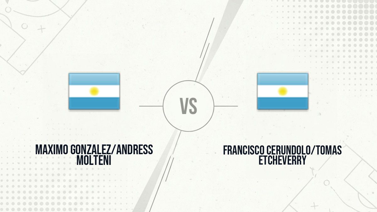 Pronostic Maximo Gonzalez/Andress Molteni Francisco Cerundolo/Tomas Etcheverry