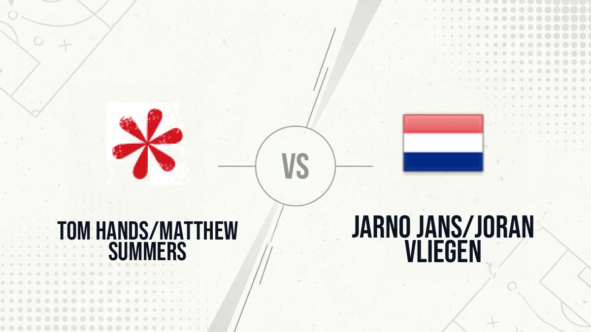 Pronostic Tom Hands/Matthew Summers Jarno Jans/Joran Vliegen
