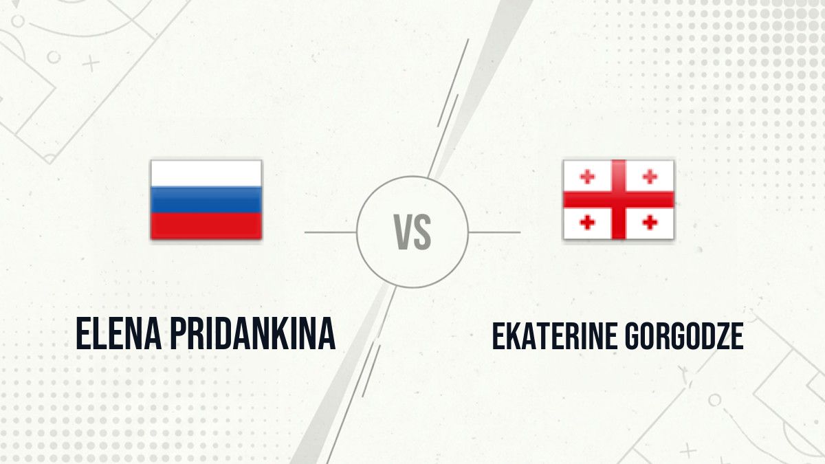 Pronostic Elena Pridankina Ekaterine Gorgodze