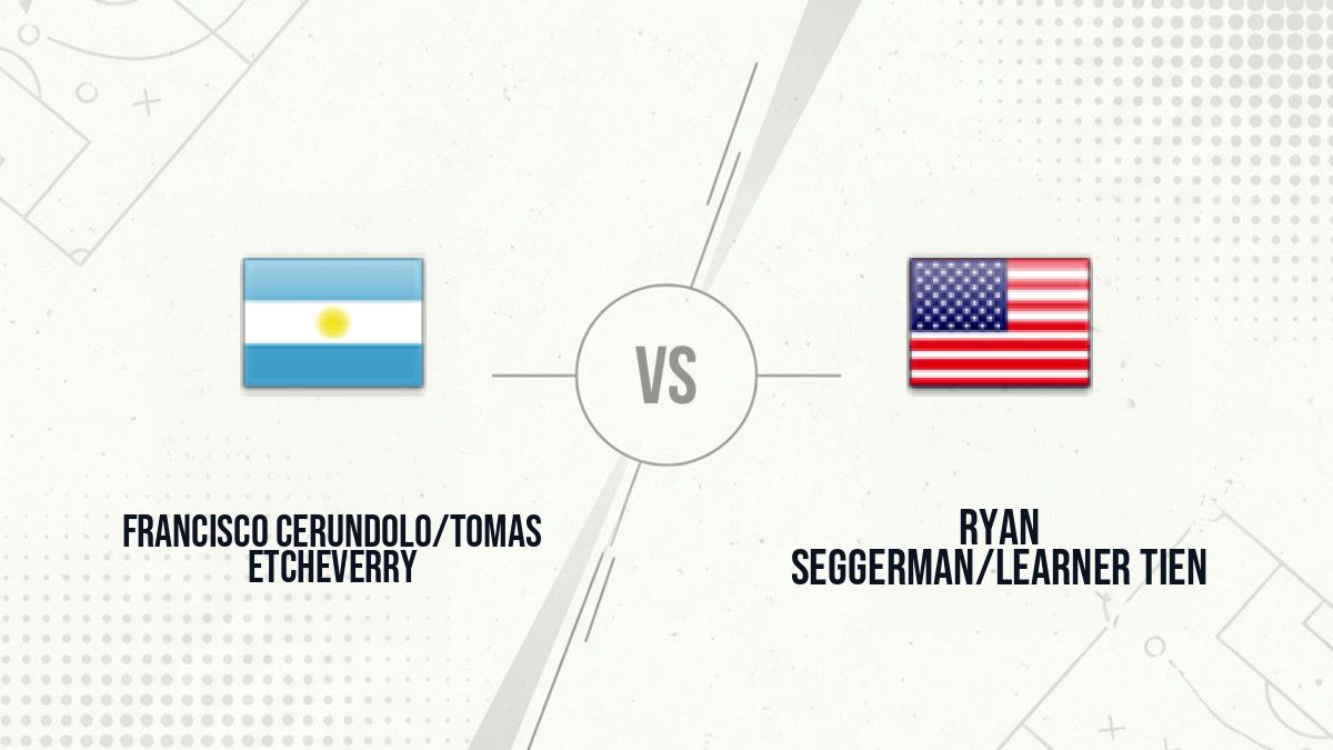 Pronostic Francisco Cerundolo/Tomas Etcheverry Ryan Seggerman/Learner Tien