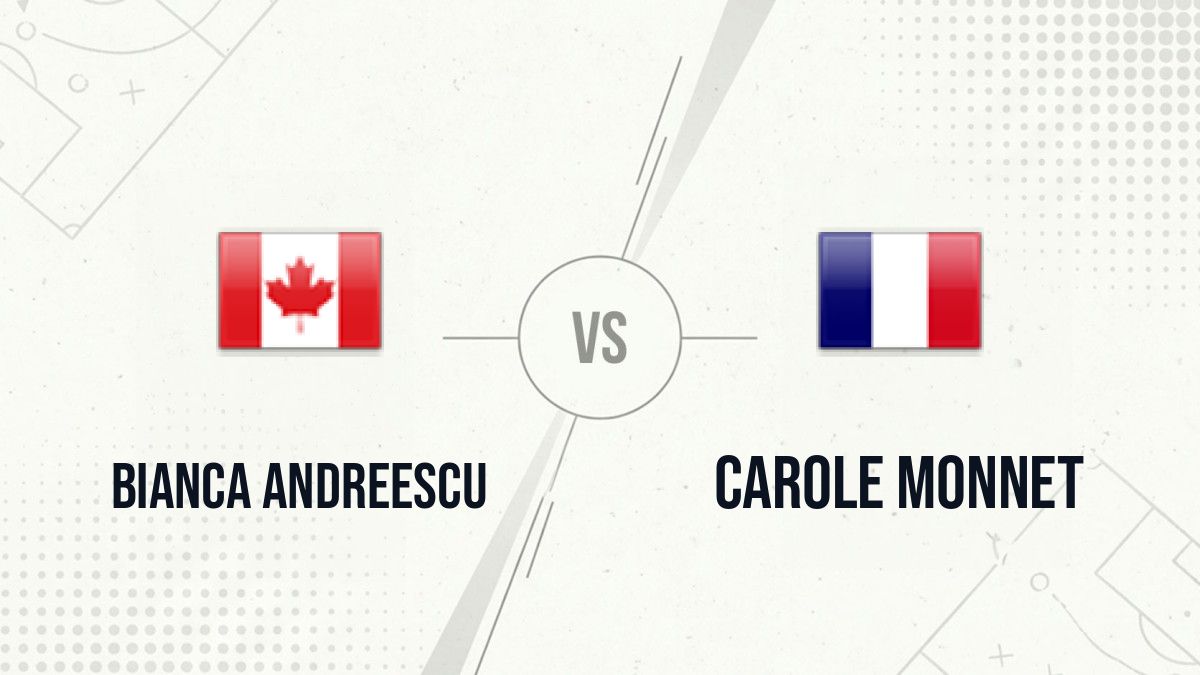 Pronostic Bianca Andreescu Carole Monnet