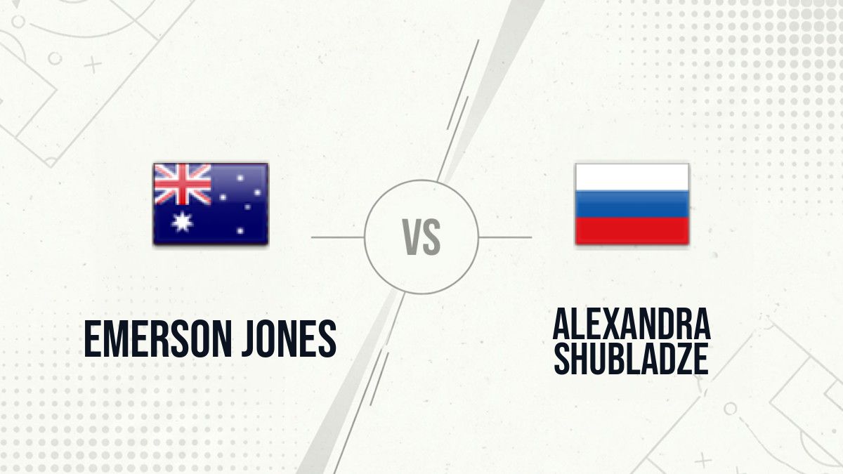 Pronostic Emerson Jones Alexandra Shubladze