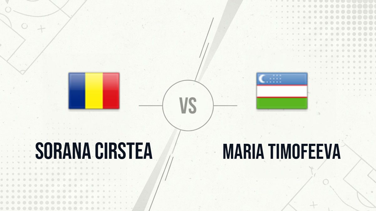 Pronostic Sorana Cirstea Maria Timofeeva