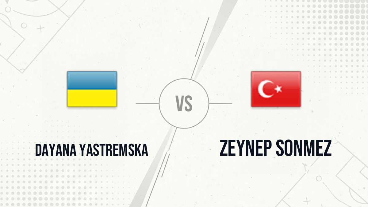Pronostic Dayana Yastremska Zeynep Sonmez