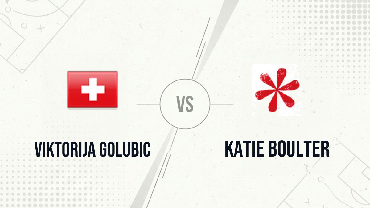 Pronostic Viktorija Golubic Katie Boulter