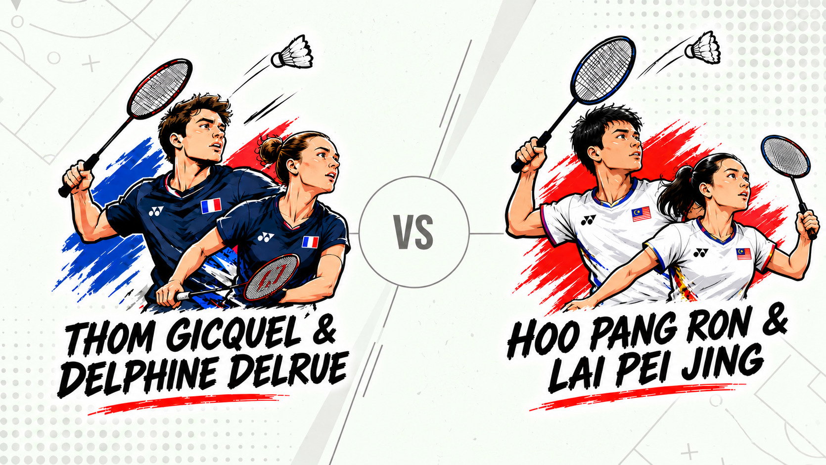 Pronostic Gicquel/Delrue Hoo/Lai - Open d'Allemagne de Badminton - Demi-finale - 31/10/2026
