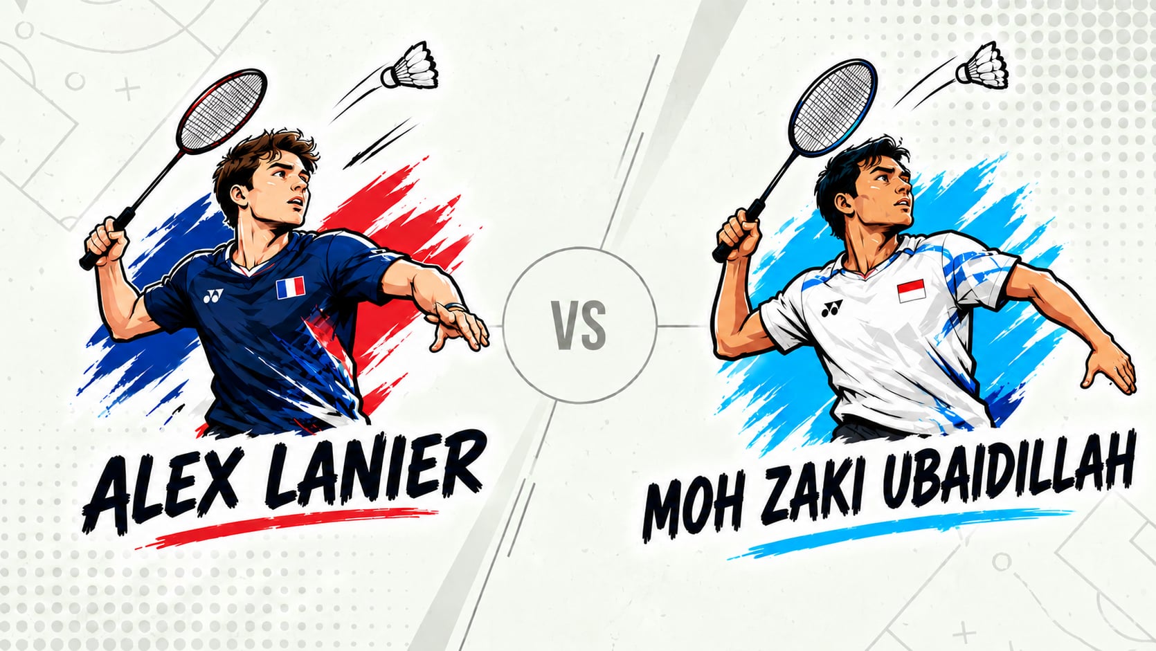 Pronostic Alex Lanier Mohammad Zaki Ubaidillah - Open de France de Badminton - Demi-finale - 24/10/2026