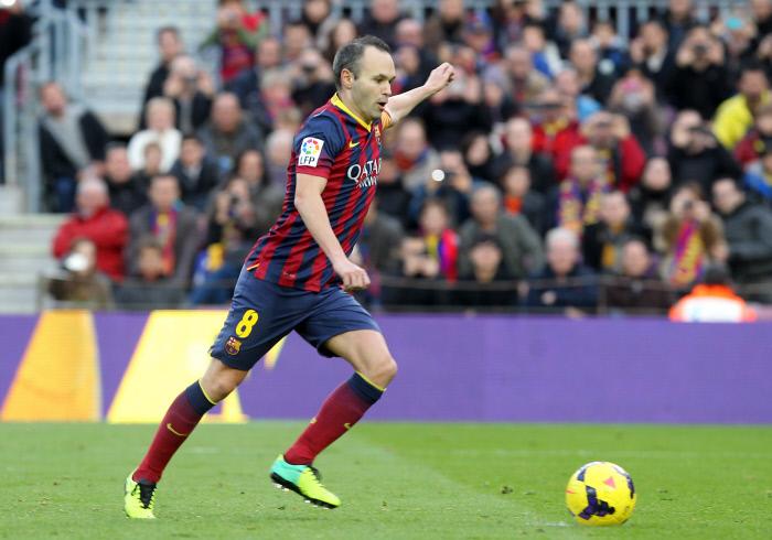 Andrés Iniesta football FC Barcelone Espagne