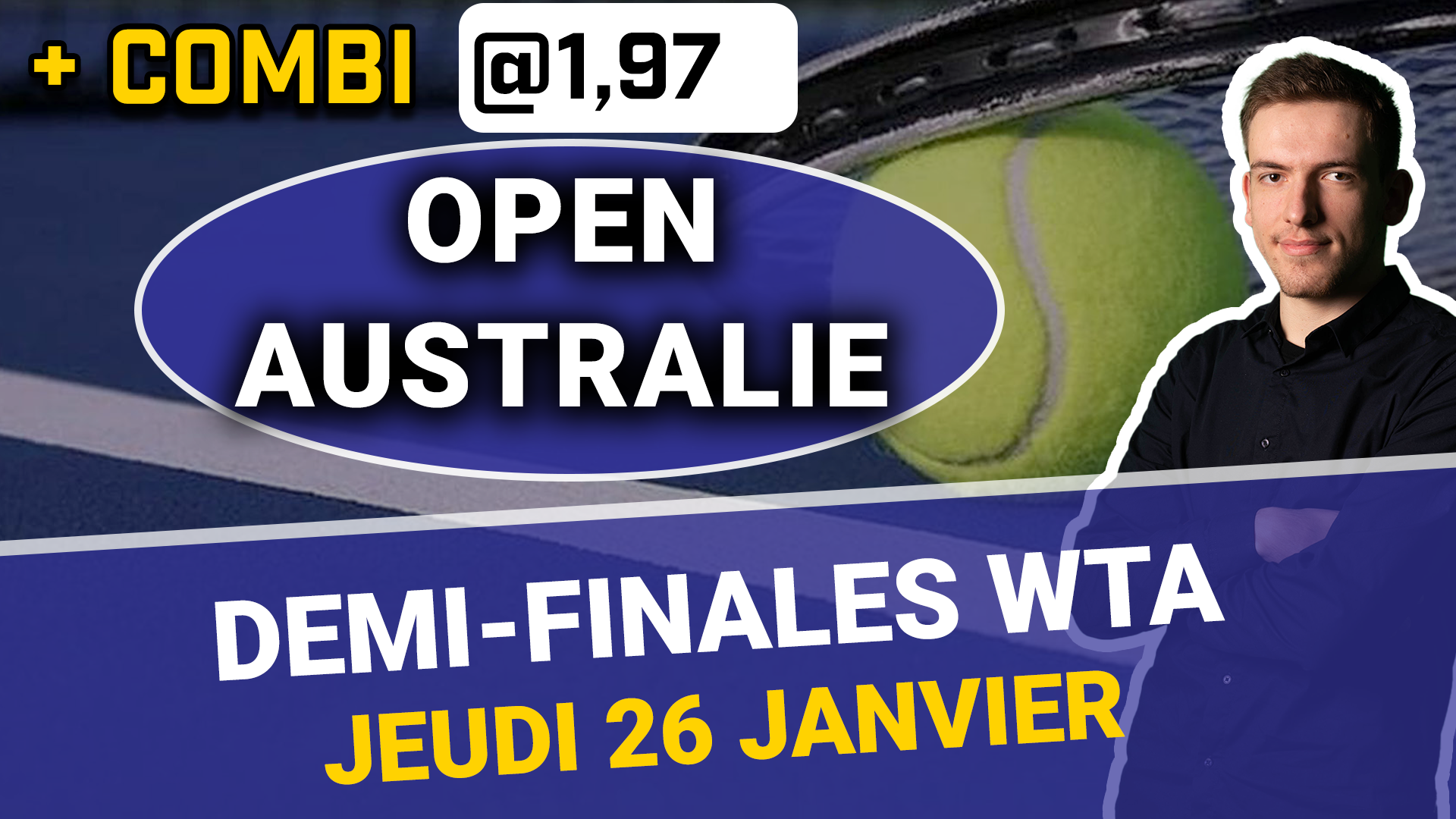 Vignette Demi-finales WTA Open d'Australie jeudi 26 janvier
